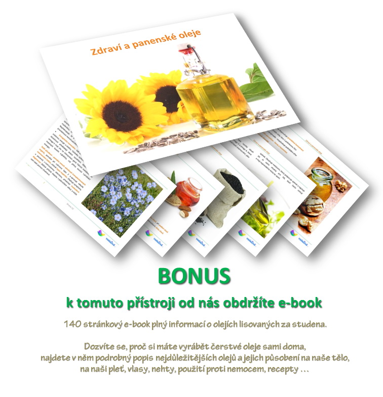 E-book Zdraví a panenské oleje - BONUSový dárek zdarma